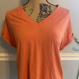 Tommy Bahama Women's V neck orange shirt
